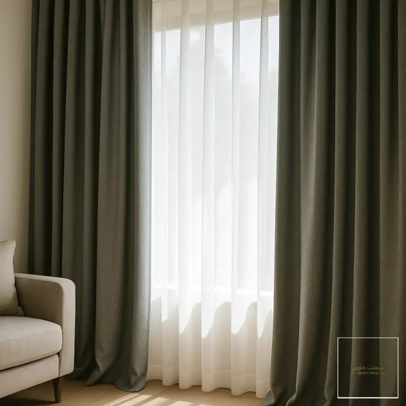 ستائر ويفي طبقتين - صورة 3